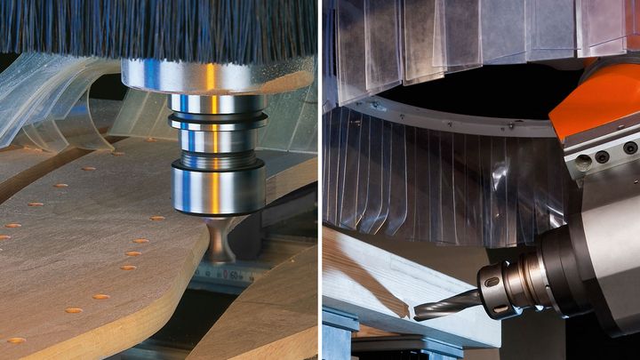 Con 5 assi a interpolazione