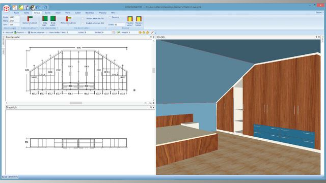 Cabinet Control Pro - perfetta pianificazione dello spazio 3D con generatore scocche