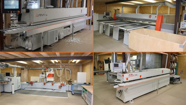 Cliente di riferimento Kobe di Reutlingen per bordatrici, centro di lavoro CNC, sezionatrice La falegnameria Kobe di Reutlingen utilizza diverse macchine HOLZHER