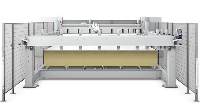 La versione di sollevamento ha una tavola di sollevamento di precisione standard per un elevato throughput di materiale.