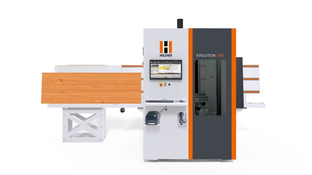 Con il pacchetto xcut, la EVOLUTION genera automaticamente i pezzi necessari da strisce di pannelli tagliati in lunghezza. Pacchetto xcut per una lavorazione ottimale di materiali a strisce sulla Evolution CNC di HOLZ-HER