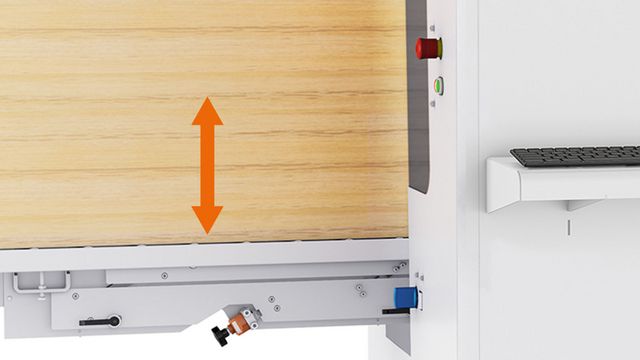 Lavorazione completa su 4 lati fino a 1500 mm Lavorazione completa su 4 lati fino a 1500 mm