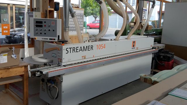 Cliente di riferimento falegnameria Biersack soddisfatto della bordatrice Streamer 1054 di HOLZHER Referenza bordatrice Streamer 1054 di HOLZHER