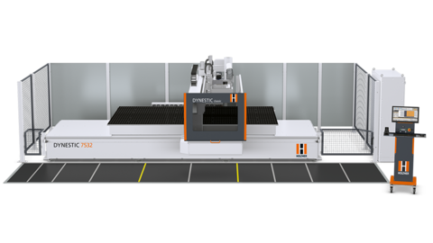 Macchina CNC Gantry per la perfetta lavorazione nesting - la nuova DYNESTIC 7532 garantisce un'elevata capacità di produzione e pannelli lavorati con altissima precisione Tecnologia nesting ad altissimo livello - la nuova macchina CNC in esecuzione Gantry di HOLZ-HER