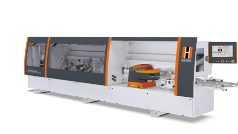 Bordatrice HOLZHER LUMINA 1584 - giunzione invisibile con modulo NIR Bordatrice Holzher Lumina giunzione invisibile