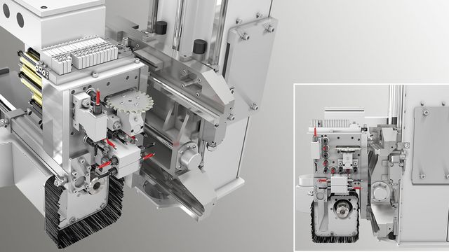 Perfettamente equipaggiata - la testa di foratura di serie