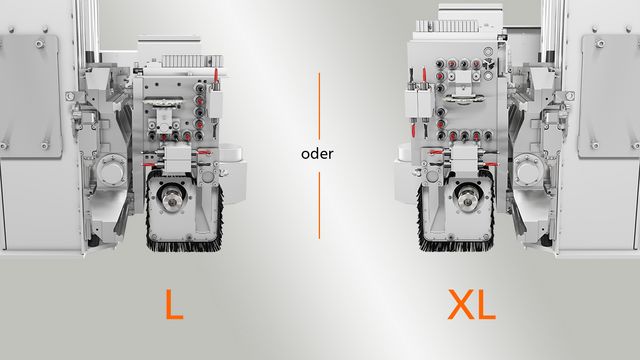 Equipaggiamento eccellente - la testa di foratura di serie 15 mandrini porta-punta per 5 forature multiple ciascuno in direzione X e Y, 6 foratrici orizzontali e il gruppo di taglio integrato