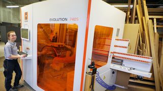 Soddisfatto cliente di riferimento HOLZ-HER Tischlerei Wendt con il CNC permanente EVOLUTION 7405