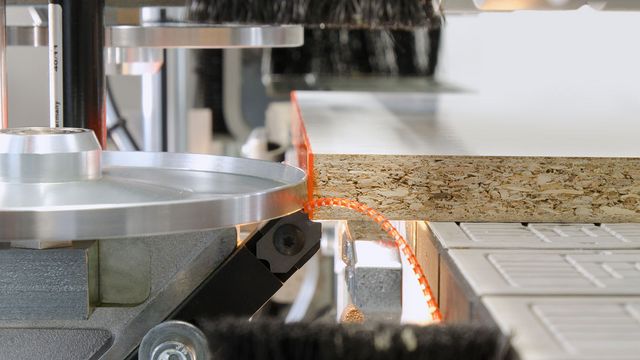 Gruppo raschiabordo per la perfetta lisciatura di raggi o smussi su bordi in materiale plastico - bordatrice Holzher Gruppo raschiabordo Holzher bordatrice Streamer